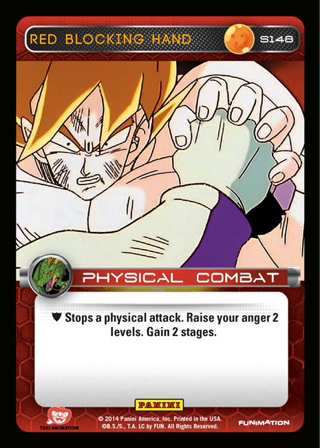 Red Blocking Hand